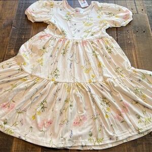 Dot Dot Smile size 3/4 or 7 Girls soft floral Tier dress New